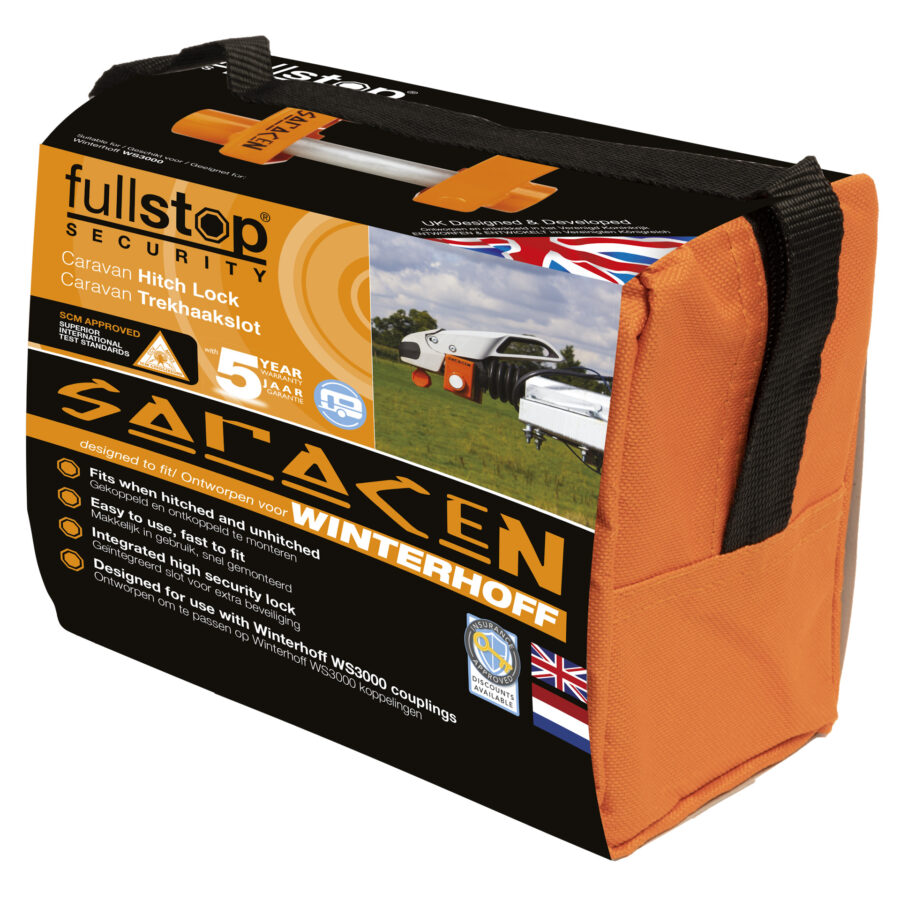 Saracen Winterhoff (FHL200) hitch lock from Fullstop Security