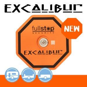 FullStop Excalibur caravan wheel lock